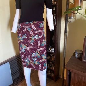 Ladies hippie boho owl pencil skirt lularoe psychedelic dreamy fantasy